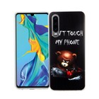 Huawei P30 Hülle Case Handy Cover Schutz Tasche Schutzhülle Bumper Etuis Schwarz