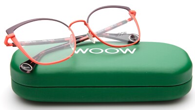 NEW WOOW Meet Up 1 Col 9404 fluo mat red EYEGLASSES FRAME 52-18-140 B44mm