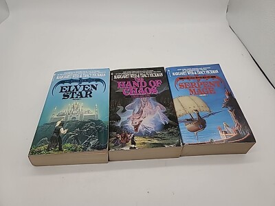 Lot Of 3 Death Gate Cycle Margaret Weis & Tracy Hickman Paperback Set