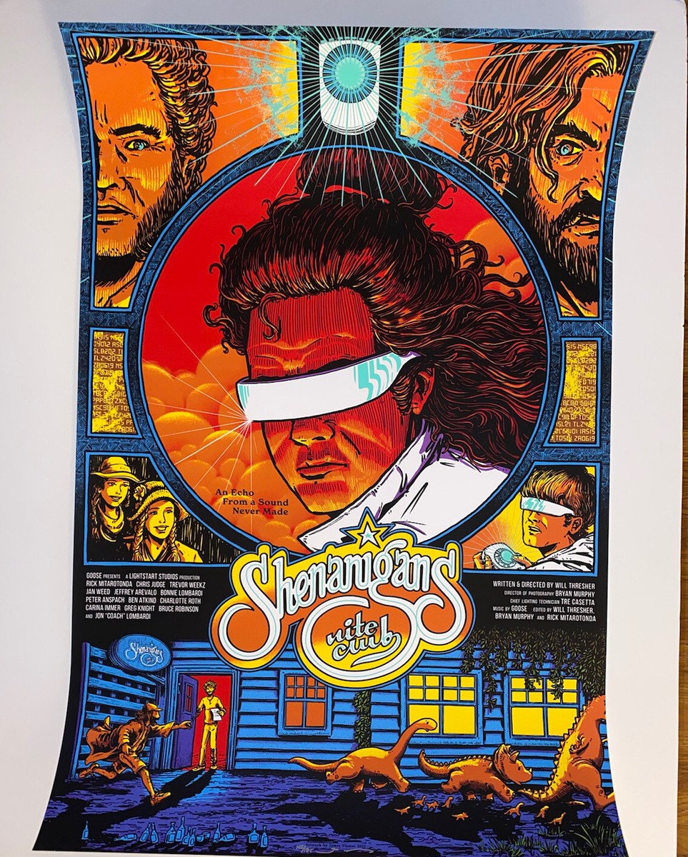 Goose The Band Poster Shenanigans Nite Club 2021 S/N James Flames