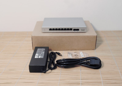 Cisco Meraki MS120-8LP-HW PoE Switch Used in Box NO LICENSE