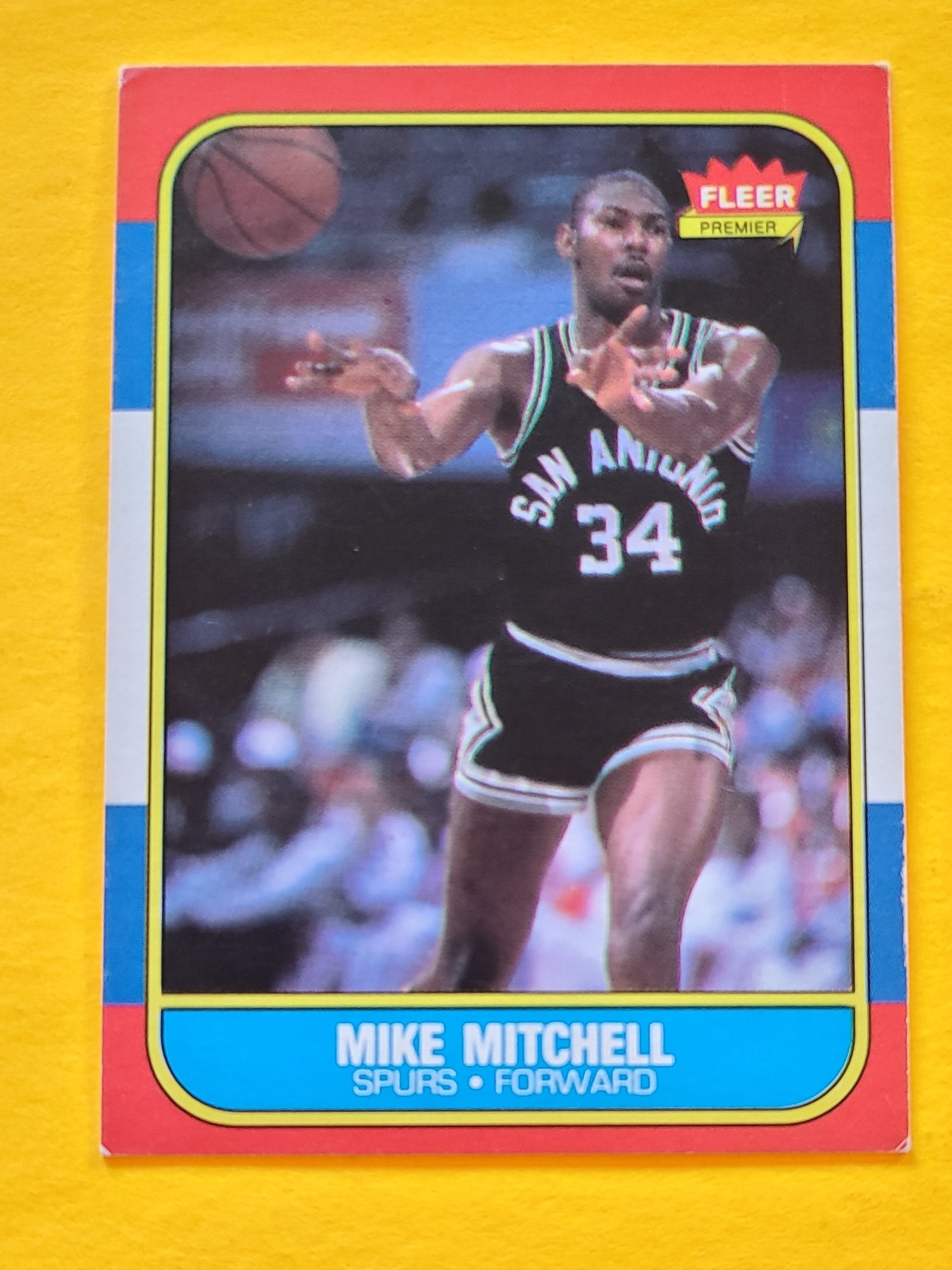 1986 Fleer #74 Mike Mitchell EX