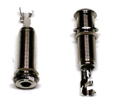 (2) Two Genuine REAN by NEUTRIK NYS2202 Female 1/4" Mono Cable Jack Thick Panels