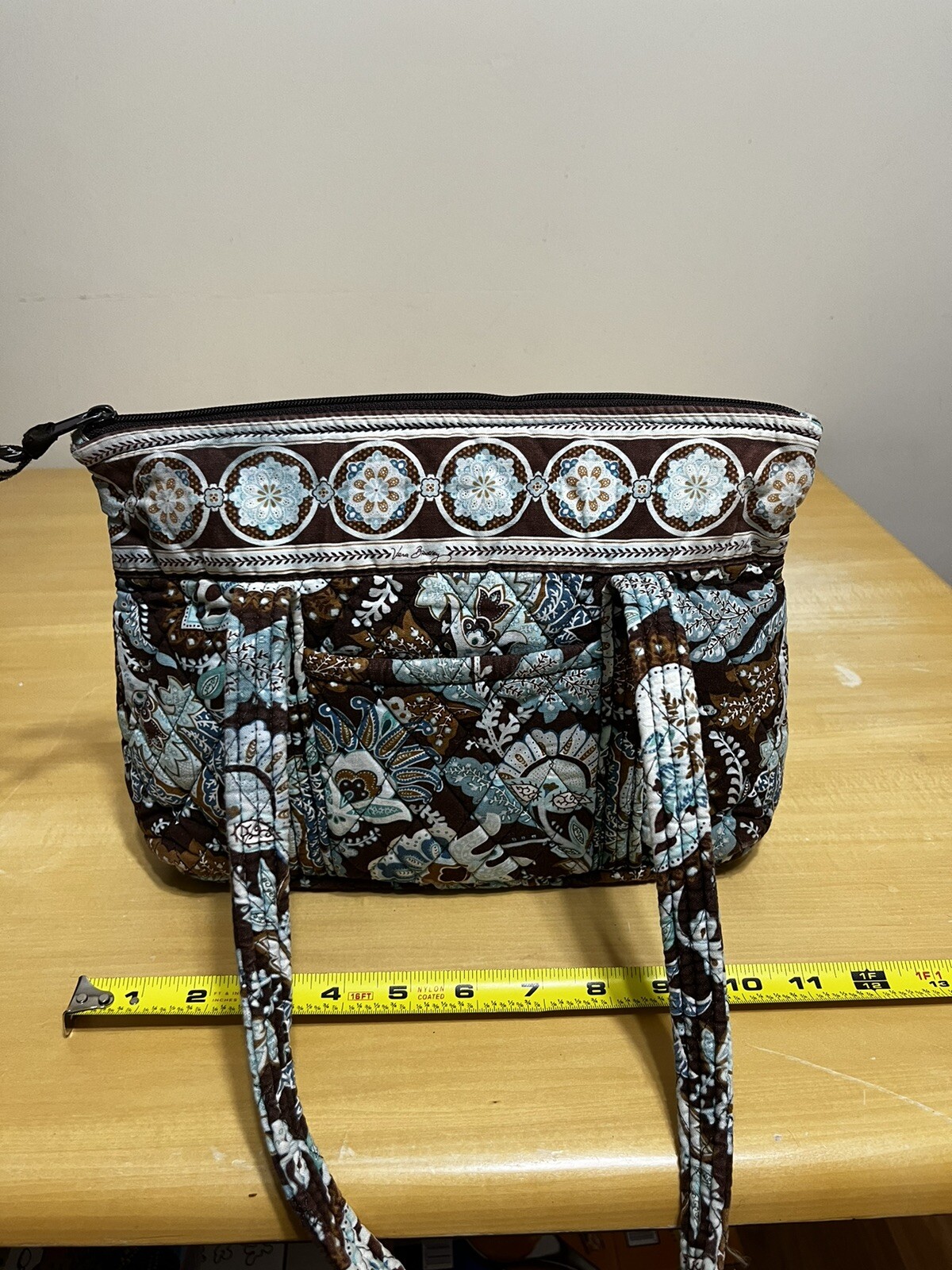 Vera Bradley small-medium handbag Java Blue Retir… - image 1