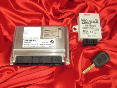 BMW E36 E46 E39 Z3 3 5'es 2.0i 3.0i M54 ENGINE DME MS43 EWS IGNITION KEY ECU SET