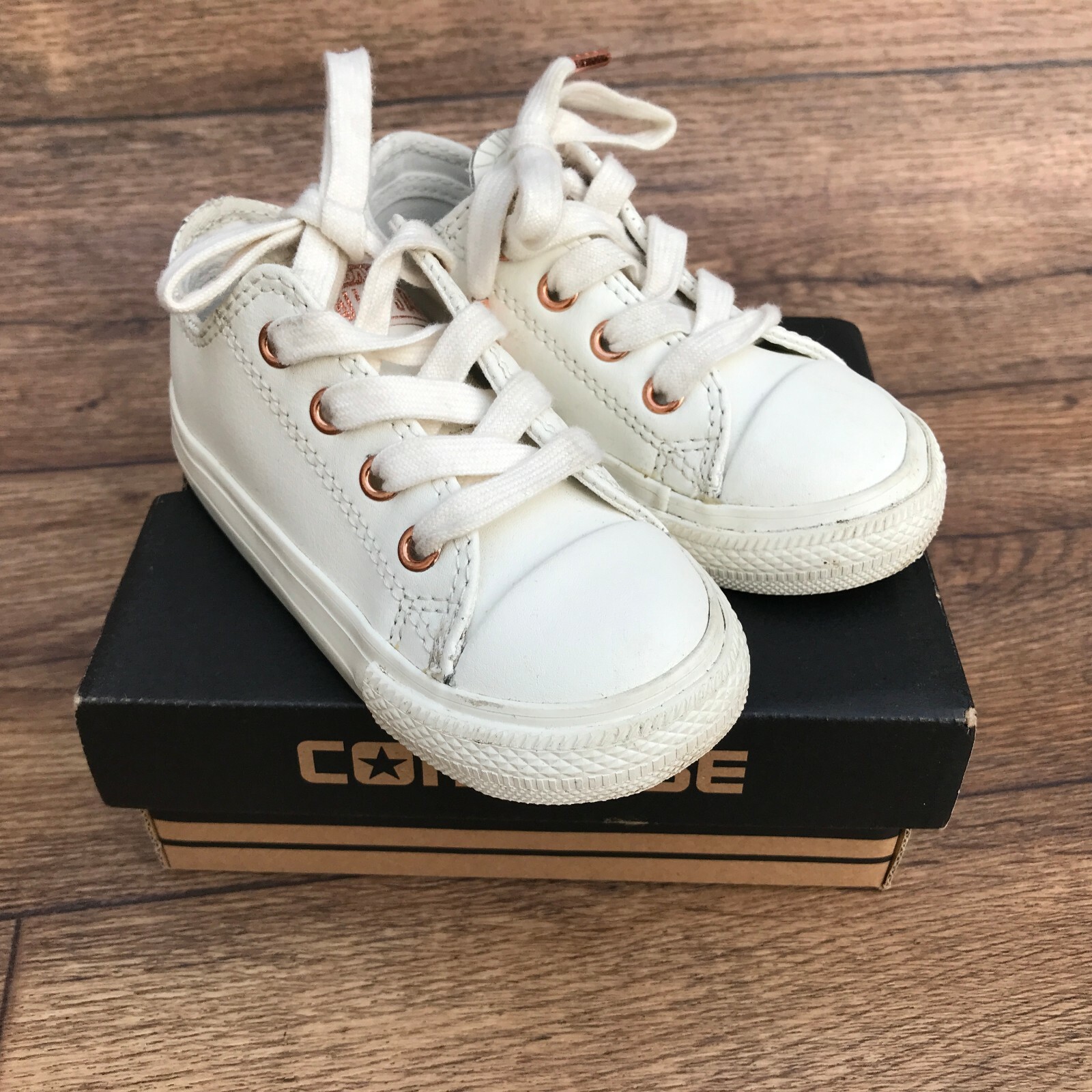 converse rose gold egret