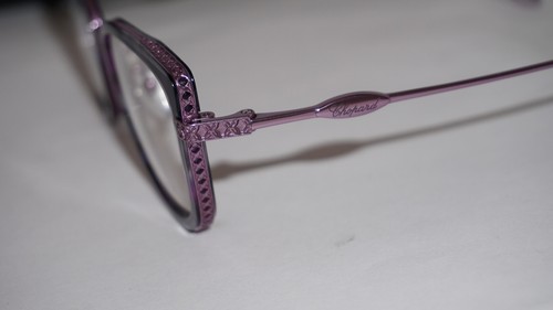 Chopard New Eyeglasses Purple VCH256M 04GA 53 16 135 - Picture 5 of 9