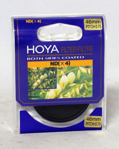 Hoya 46mm ND4 High Quality Neutral Density 4x Filter NEW - Picture 2 of 2