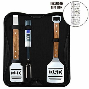 Hike Crew Dad q Tools Gift Set A 4 Piece Grill Accessories Kit Perfect For H Ebay