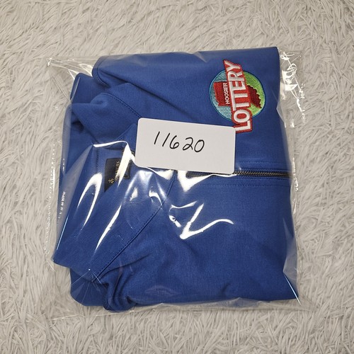 Brooks Brothers Herren XL blau 1/4 Reißverschluss Sweatshirt Attrappe bestickt HOOSIER LOTTERIE - Bild 17 von 17