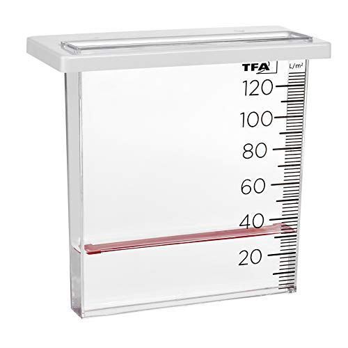 TFA Dostmann 47.1014 Analogue Rain Gauge Rain Gauge Rain Gauge for Fence Railing - Picture 1 of 1