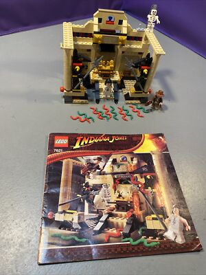 Lego 7621 Indiana Jones And The Lost Tomb 100% Complete With Instructions