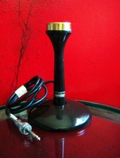 Vintage RARE 1940's / 50's Astatic 54M3 crystal microphone w E6G stand Shure  2