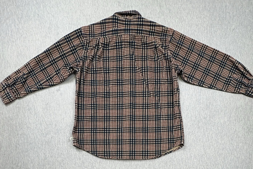 VTG Field Master Shacket Shirt Mens XLT Blue Red White Plaid Button Up Hong Kong - Picture 6 of 13