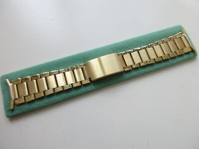 EXPANDRO Unidor ref 150868 N.O.S gold plated 24 MM watch bracelet