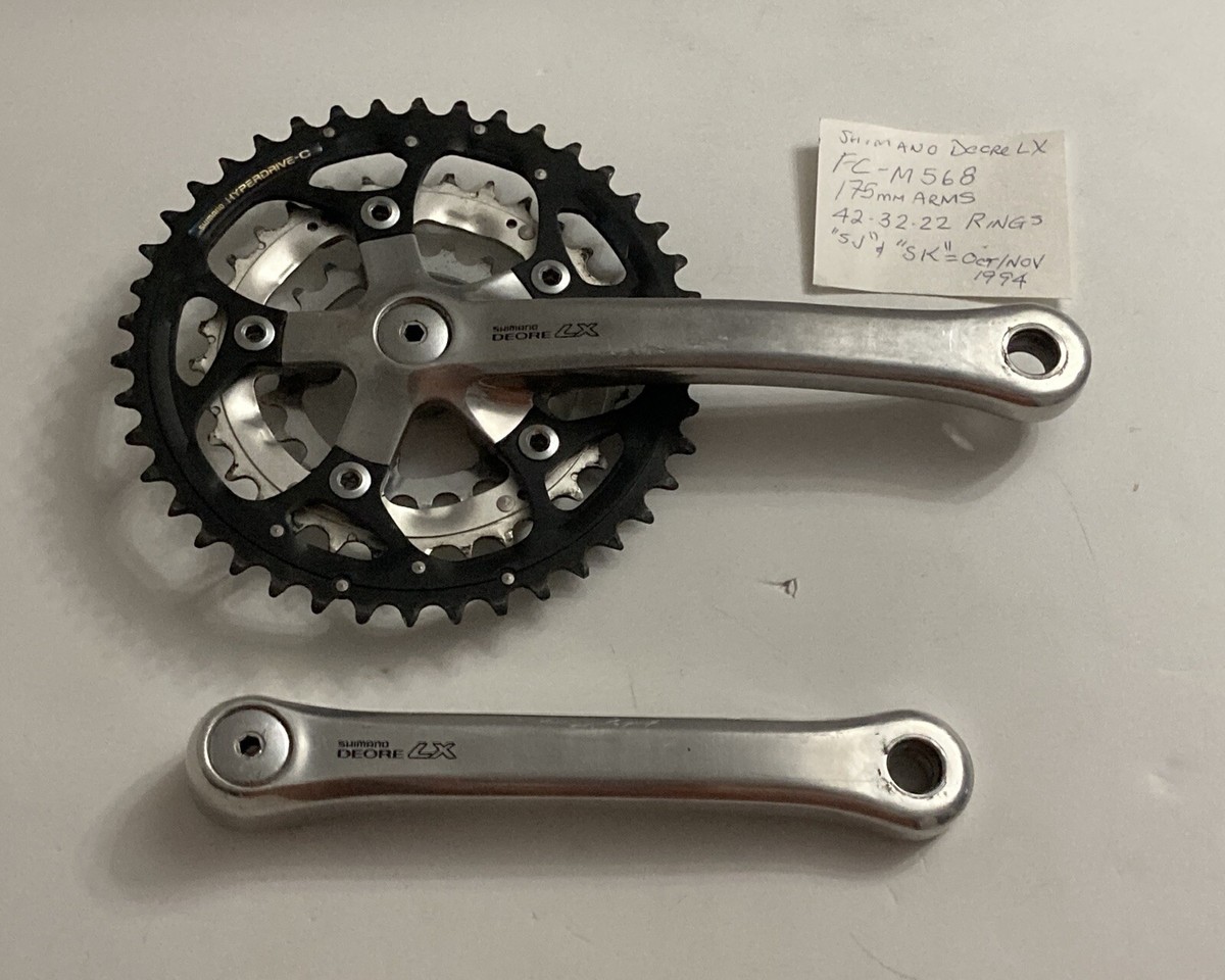 1994 Shimano Deore LX FC-M563 22/32/42 Triple Crankset Tour 1994 Shimano Deore LX FC-M563 22/32/42 Triple Crankset Tour