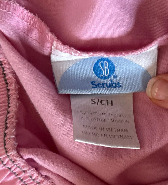 Pantalones Médicos SB Para Mujer Talla Pequeña Rosa con Cordón Uniforme Médico Trabajo ¡Leer! Foto 3 de 4