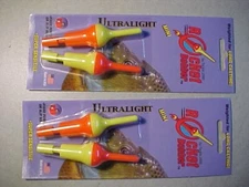 4 NEW Rocket Bobber  Fixed or Slip Bobbers 3 3/4" 2 Packs FISHING ice USA spring