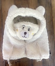 Kid's Winter Cartoon Bear Ears Plush Integrated Hat