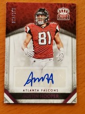 2016 Crown Royale Rookie Auto Pink #35 Austin Hooper Falcons TE #'d 93/250