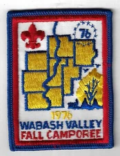 1976 Fall Camporee Wabash Valley RBL Border [MX-4751]