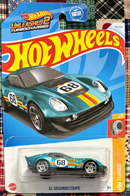 Voiture Miniature Hot Wheels 2024 - HW Turbo El Segundo Coupé 1/64 - Modèle 51/250 - Neuf
