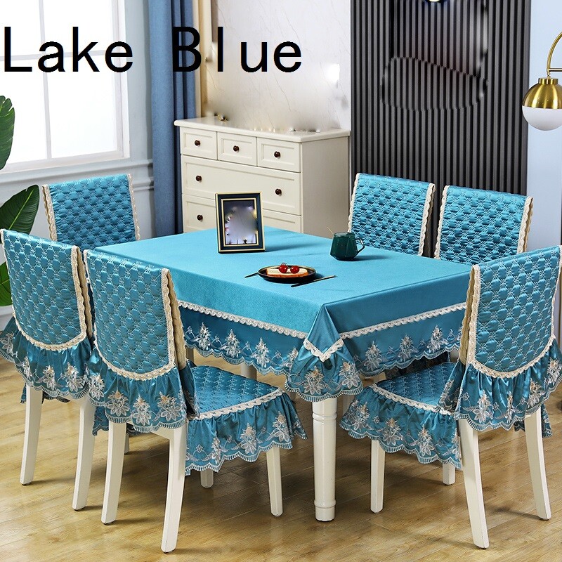 Stuhlbezug Kissen Oder Tischdecke Stickerei Zerzaust Bankett Essen Zimmer Dekor