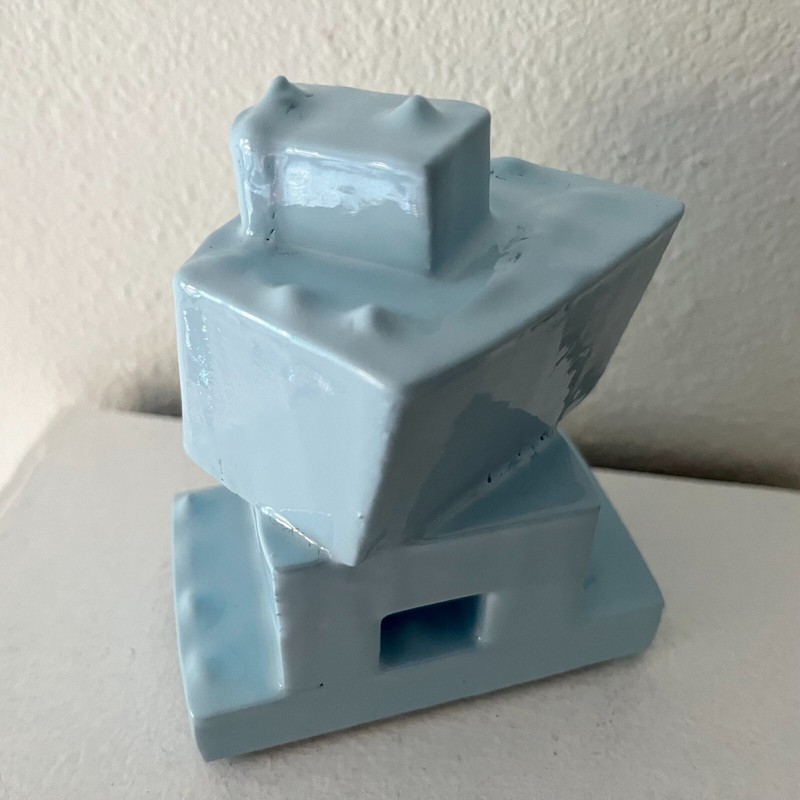 Original Abstract Sculpture No Reserve Neo Constructivism Cubism Modernism OOAK