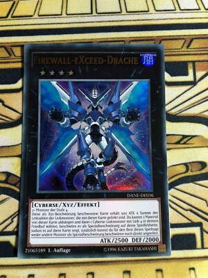Yugioh Firewall-eXceed-Drache DANE-DE036 Ultra Rare