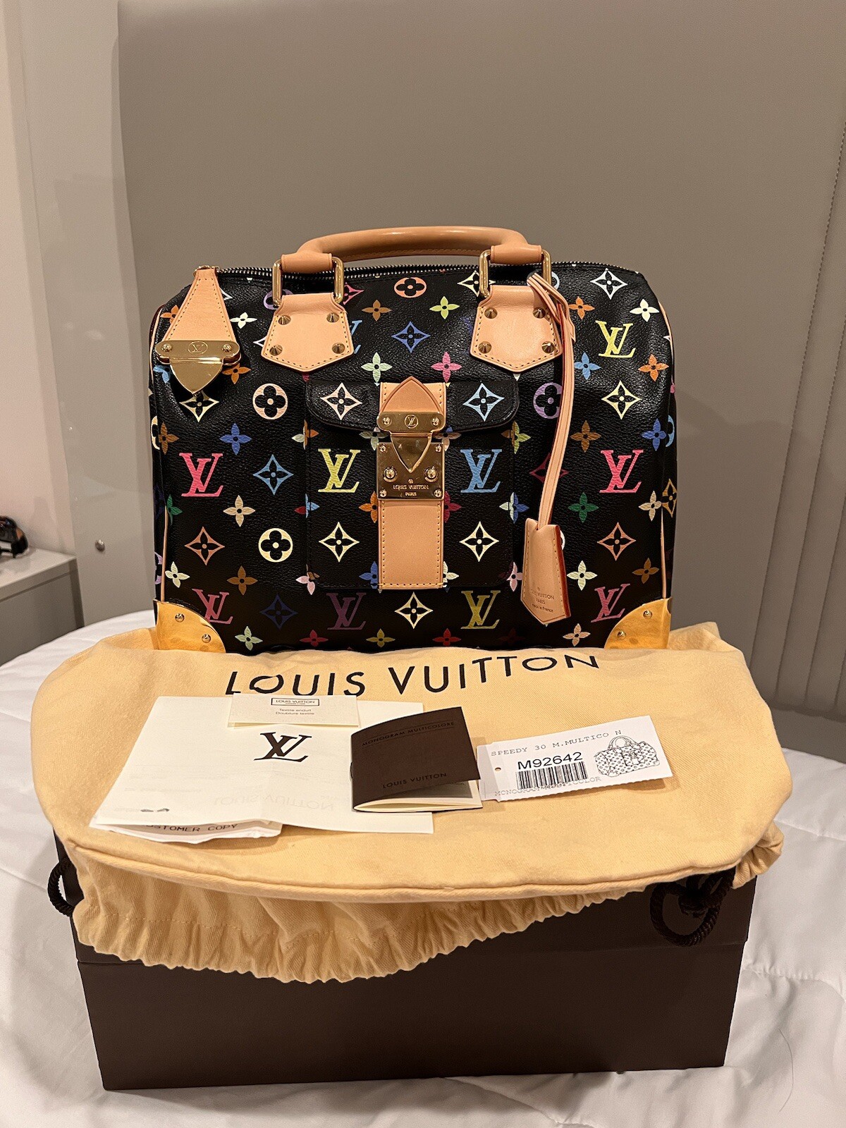 Louis Vuitton Speedy Duffle 30 Multicolor Canvas for sale online 