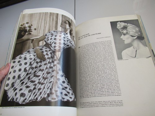 L'Officiel Magazine April 1957 HUGE OVERSIZED over 225p DIOR Chanel CARDIN NMINT - Imagen 16 de 21