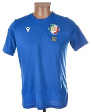 AZZURRI LAUSANNE 2010'S FOOTBALL TRAINING SHIRT MACRON SIZE S ADULT