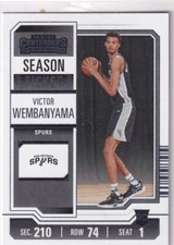 2023-24 Panini Contenders NBA No. 11 Victor W...