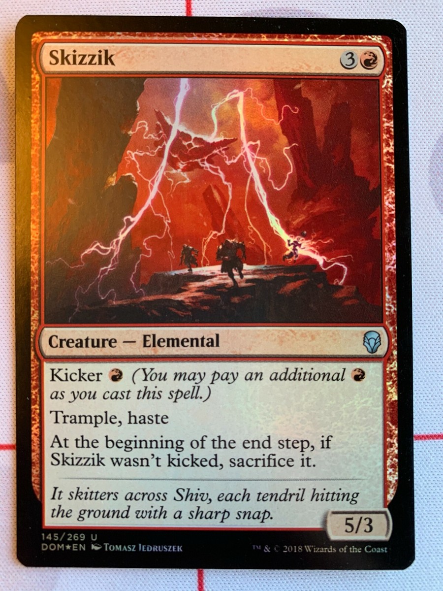 MTG 1x FOIL Skizzik Dominaria Modern Magic the Gathering Card x1