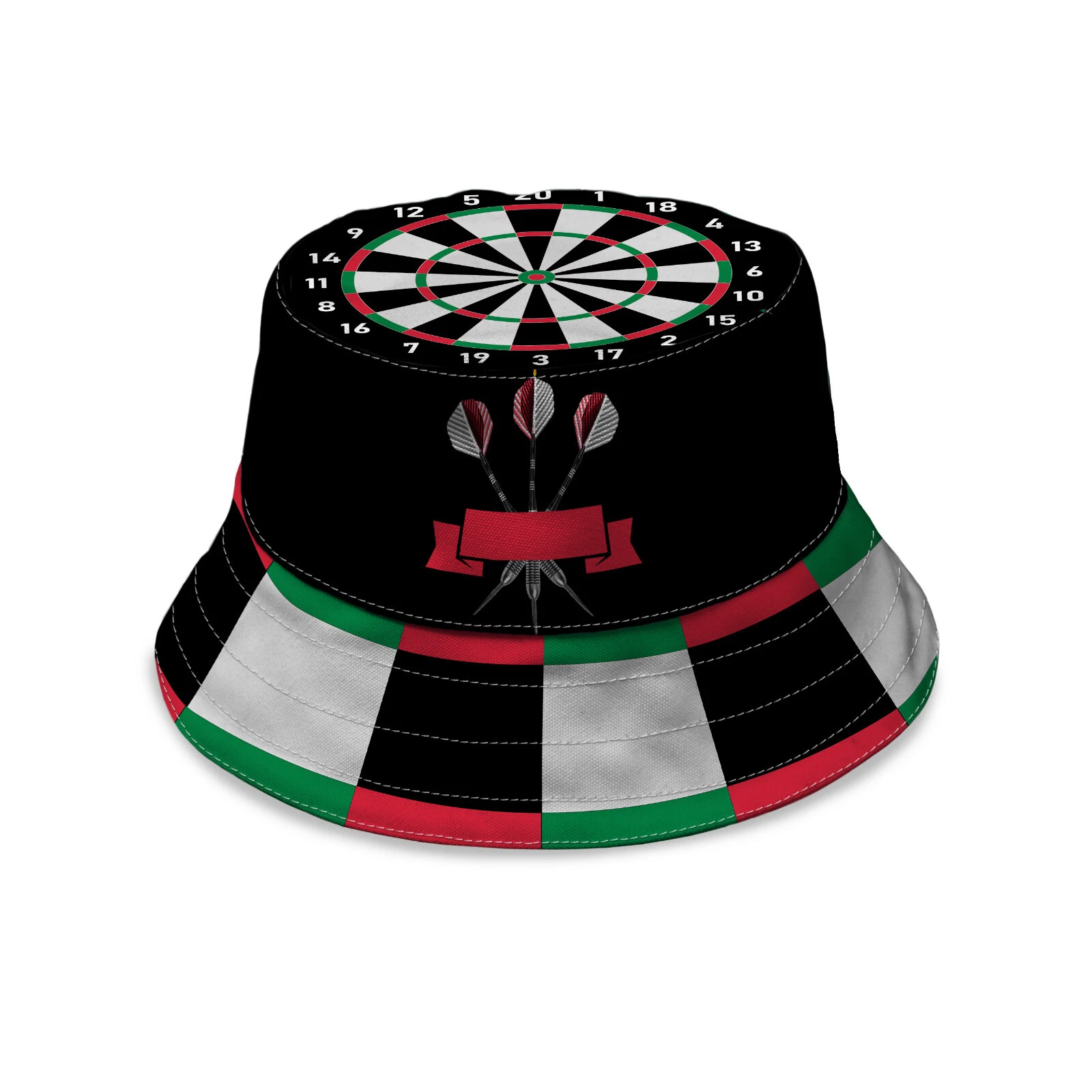 Darts - Dartboard Design Bucket Hat - Unisex - Available in 5 sizes
Opens in a new window or tab