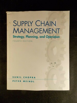 Supply Chain Management Strategy, Planning, & Operation 4th Ed by ...