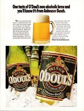 O'DOUL'S Non-Alcoholic Brew Beer Ad ~ 1990 Magazine Advertising Print