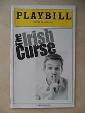 March 2010 - Soho Playhouse Theatre Playbill - The Irish Curse - Dan Butler