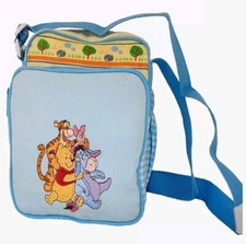 Disney Winnie the Pooh Mini Diaper Bag Blue Pre-owned Toddler Infant Travel Trip