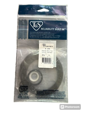 T&S B-39k Waste Valve Parts Kit - BRAND NEW