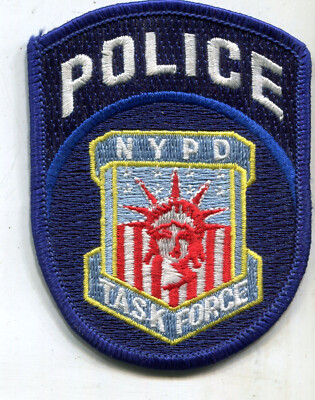 USA Armabzeichen NYPD Task Force 90mm 1 Stück (106)