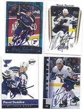 2000-01 Topps Bryce Salvador St Louis Blues Signed Autographed Card  