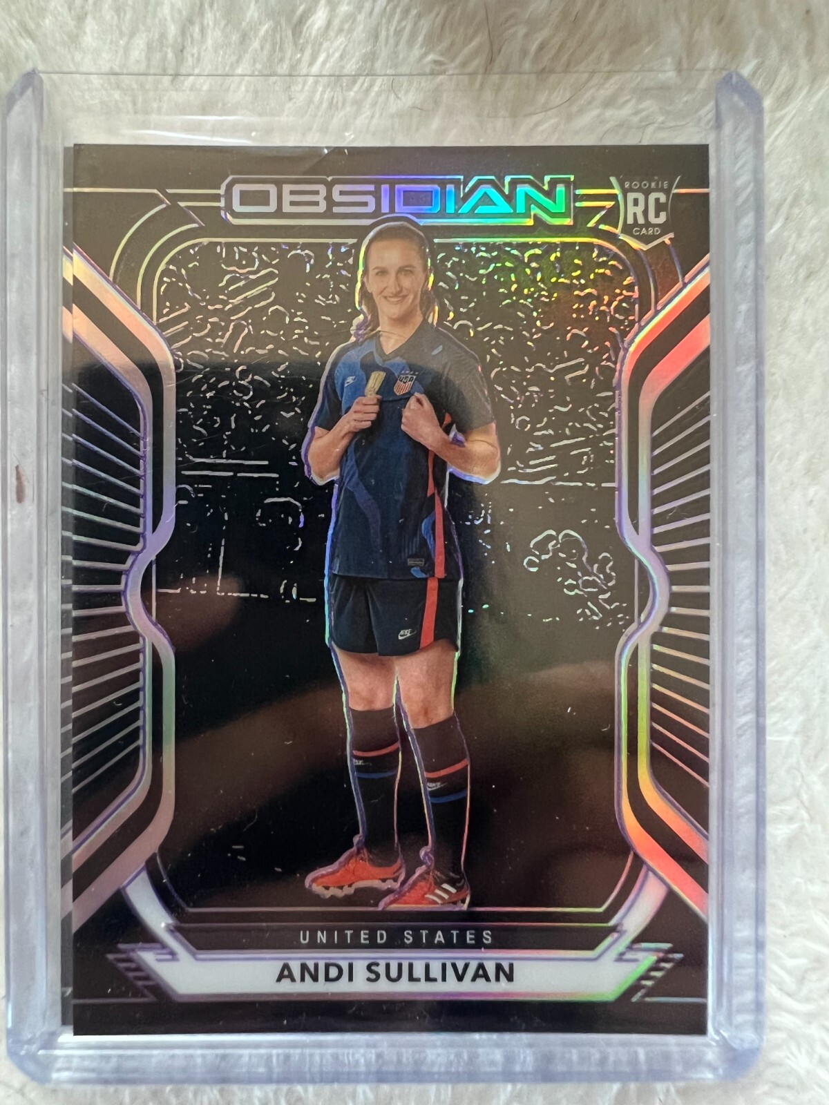 2020-21 Panini Obsidian Andi Sullivan #100 Rookie USWNT RC Spirit 89/195