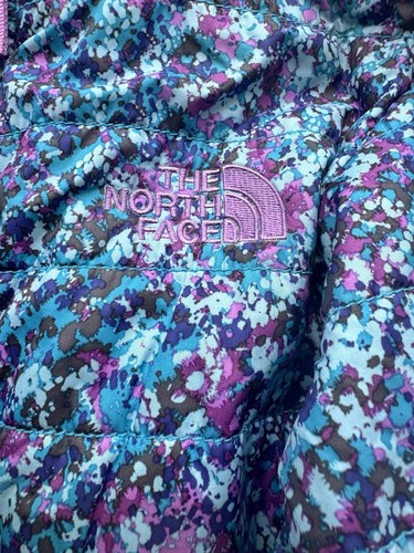 The North Face Mossbud Reversible Puffer Fleece Jacket Girls' Size 10/12, - Picture 2 of 8
