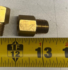 1/4" Orifice Adapters Brass Male NPT x Female NPT RRDJOS-4MF-100-0350-B 100PSID