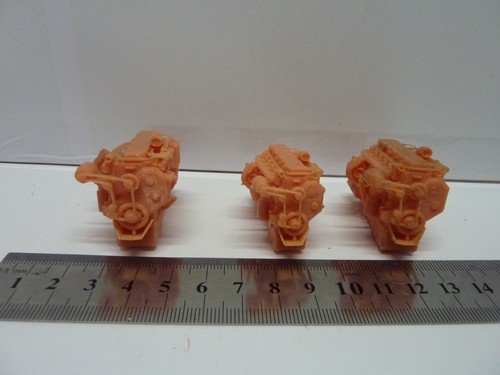 3D print high detail H0 heavy motors x 3 pcs, wagon Ladegut,unpainted, Artitec 4 - Picture 3 of 6