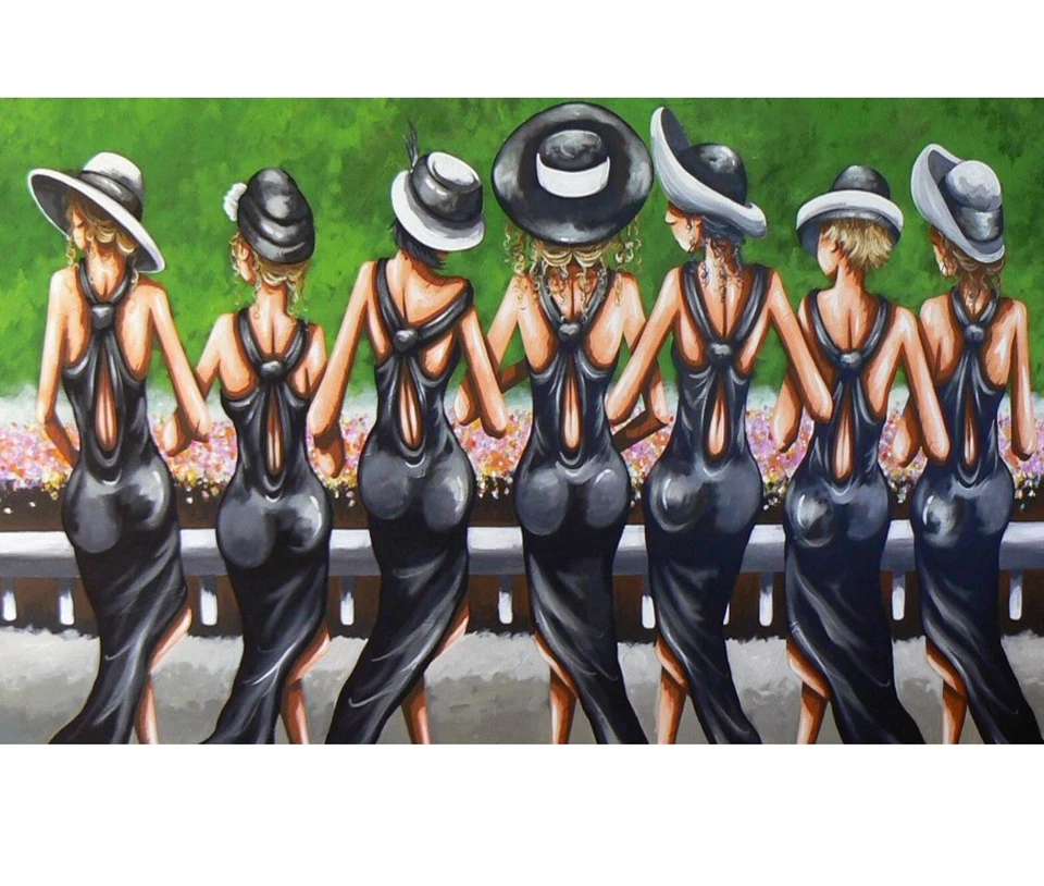 Melbourne Cup Carnival Race Day Rivals Again Framed Canvas By Andy Baker 36" - Image 2 of 4