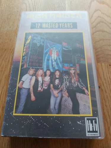 Iron Maiden  12 Wasted Years- VHS VIDEO