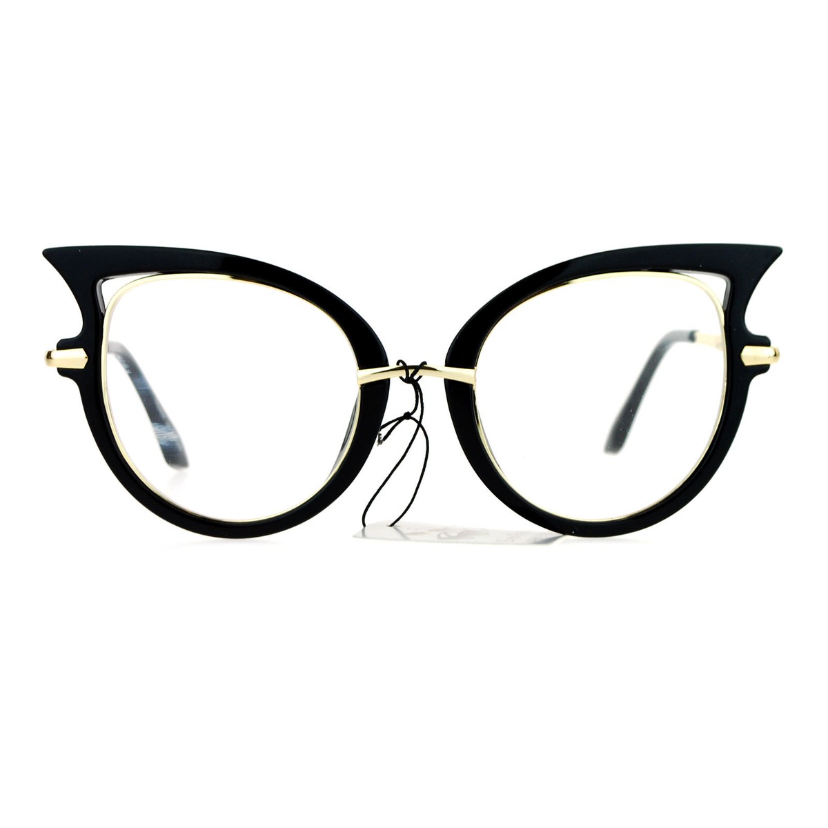 SA106 Womens Bat Wing Shape Cat Eye Clear Lens Eye Glasses