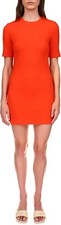 Sanctuary Women's Bodycon Mini Dress Must Have Rib Short Sleeve Red Alert Size S